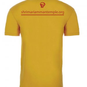 Shri-Mariamman-Temple-T-shirt_Mustard-triblend-_Back