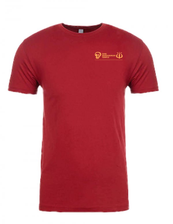 Shri-Mariamman-Temple-T-shirt_Red-triblend_Front